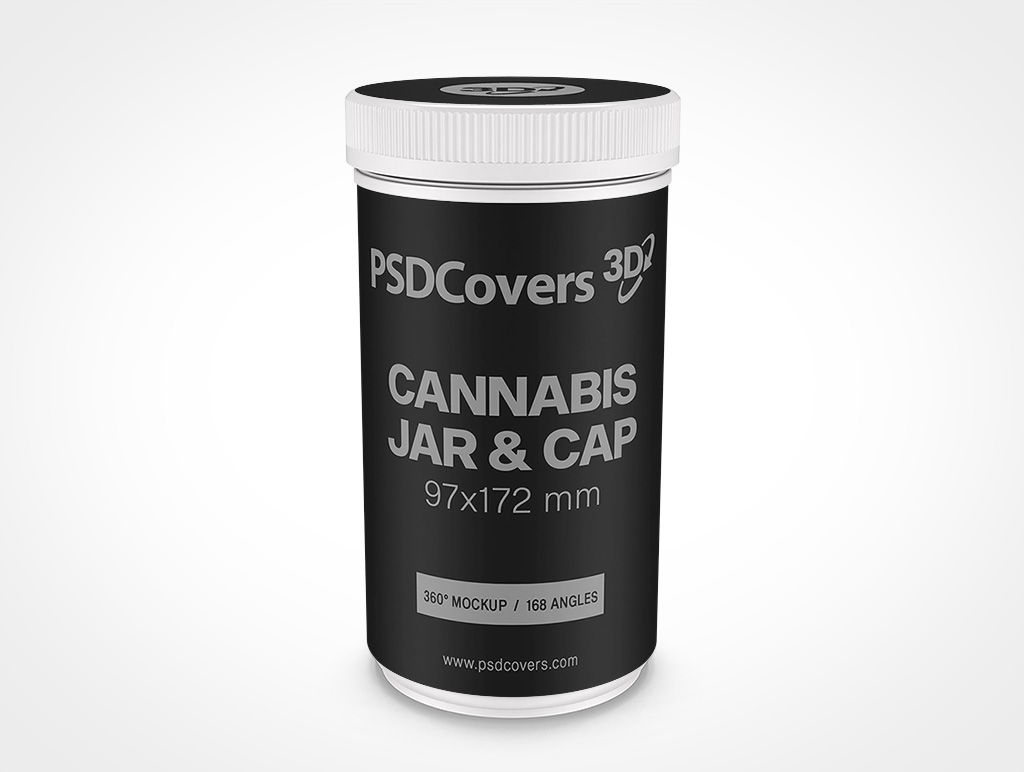 Cannabis Jar Mockup 9r8