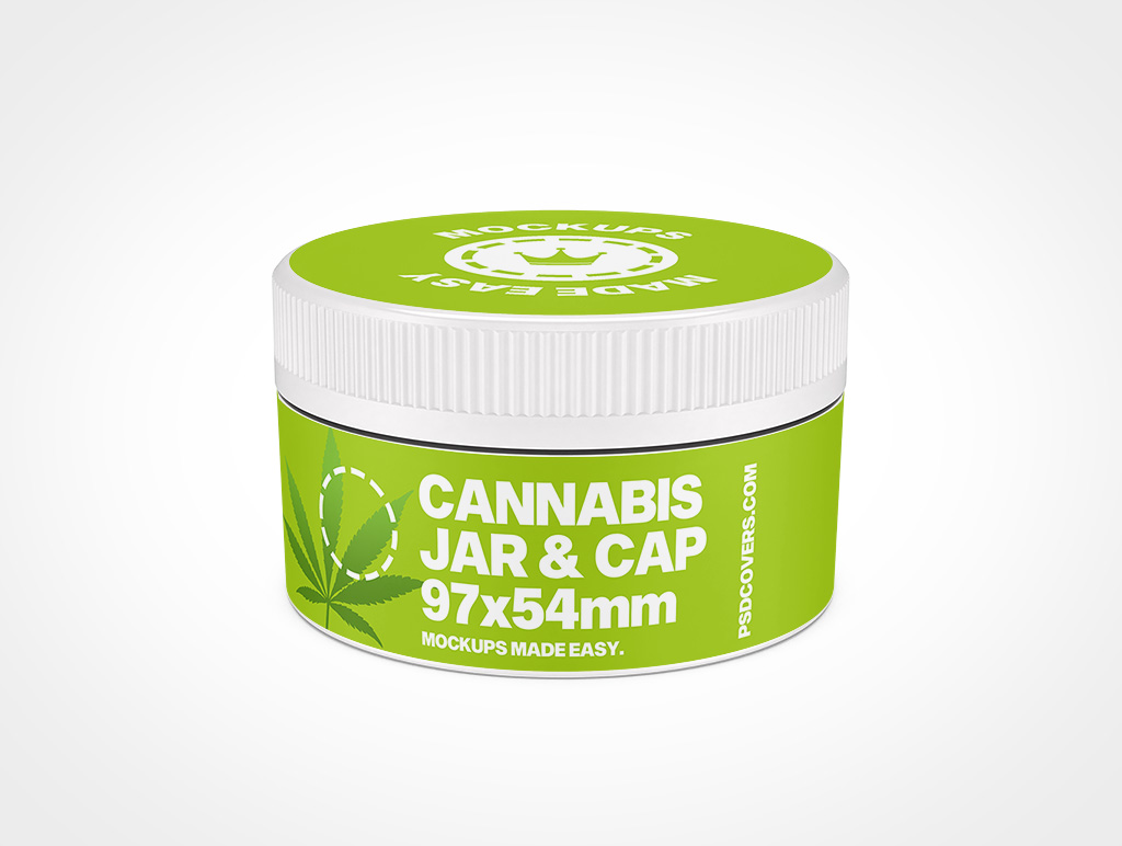 Cannabis Jar Mockup 5r2