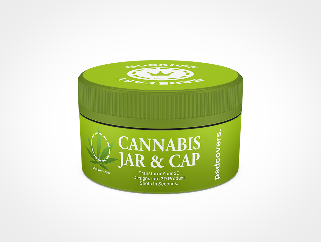 Cannabis Jar Mockup 5r3