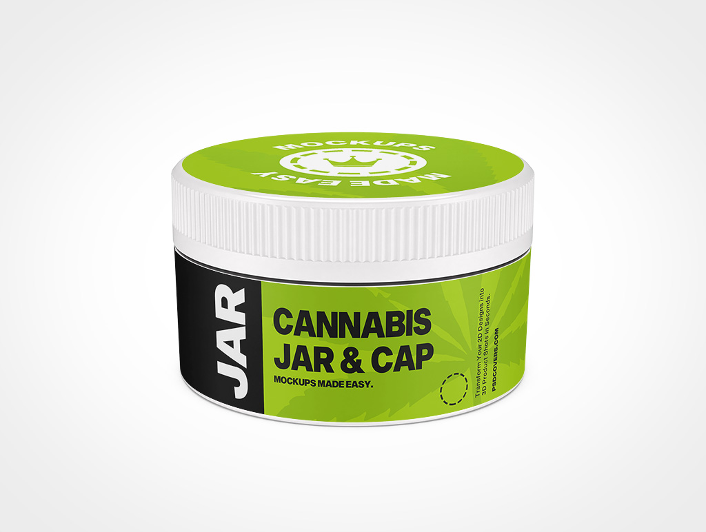 Cannabis Jar Mockup 5r4