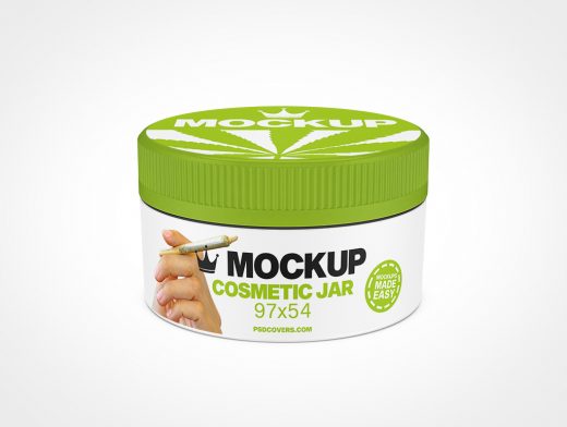 Cannabis Jar Mockup 5r7