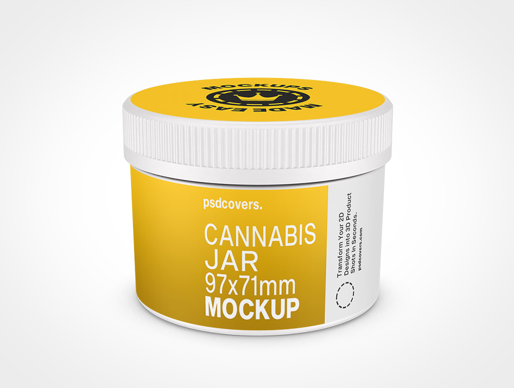 Cannabis Jar Mockup 10r
