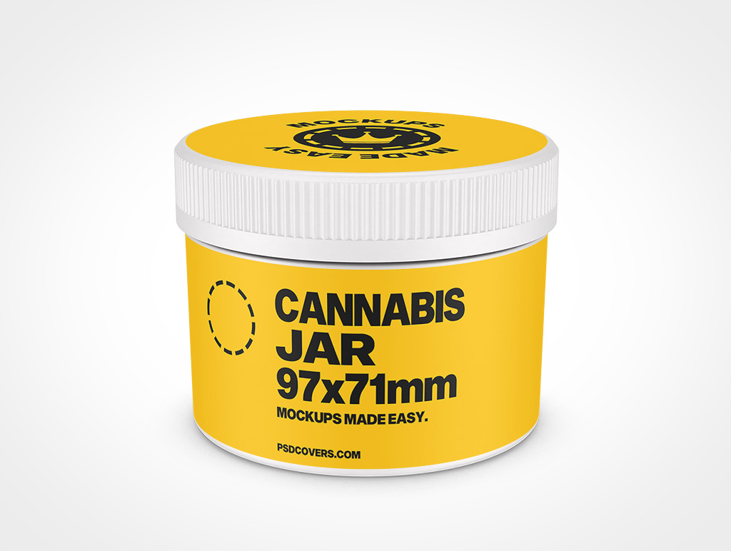 Cannabis Jar Mockup 10r2