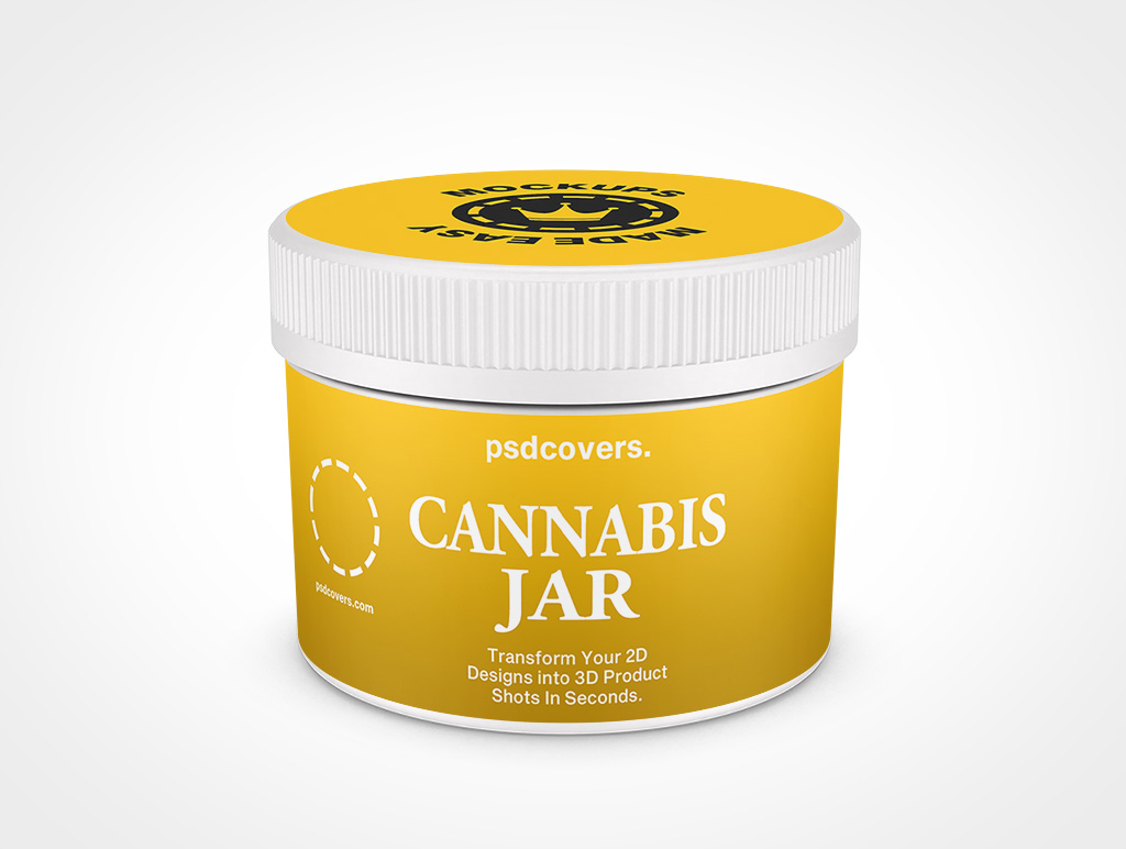 Cannabis Jar Mockup 10r3