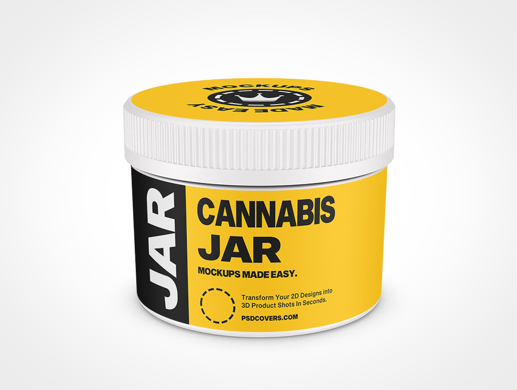 Cannabis Jar Mockup 10r4