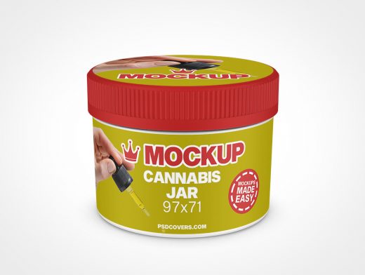Cannabis Jar Mockup 10r7