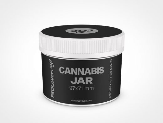 Cannabis Jar Mockup 10r8