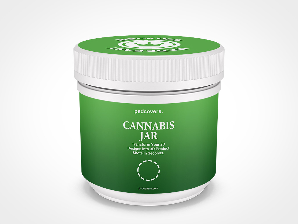 Cannabis Jar Mockup 11r3