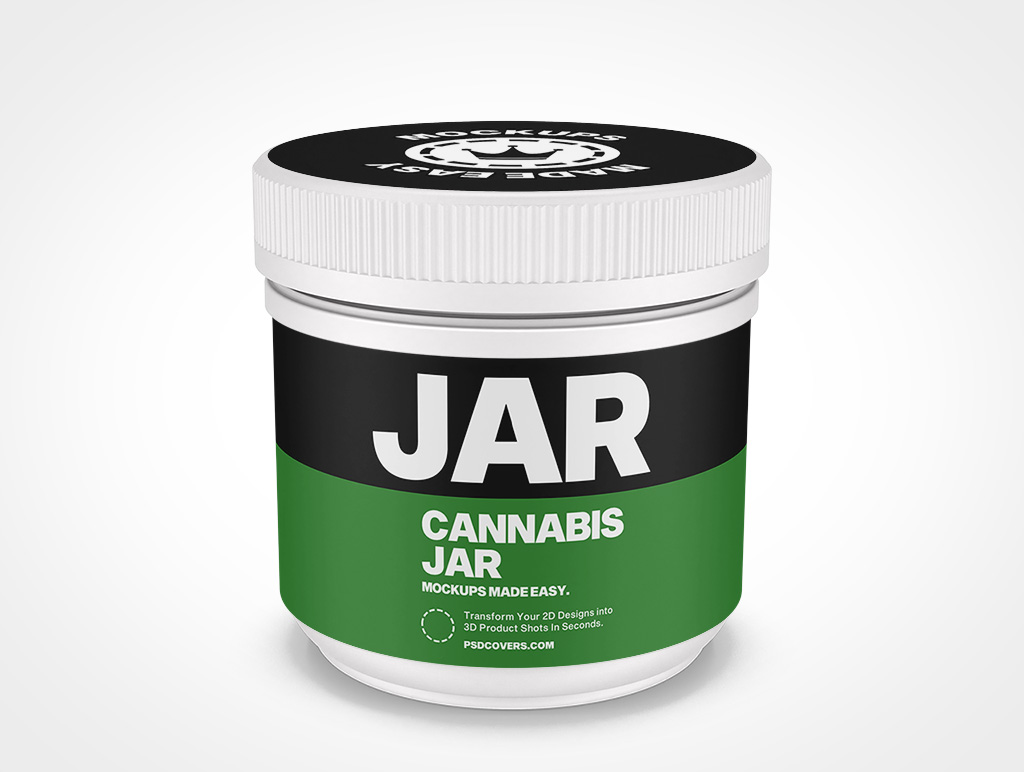 Cannabis Jar Mockup 11r4