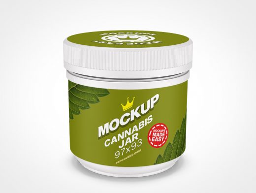 Cannabis Jar Mockup 11r7