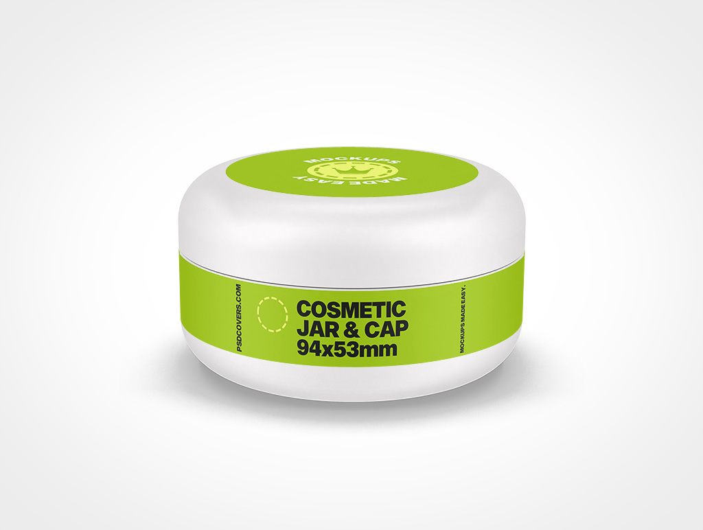 Cosmetic Jar Mockup 18r4