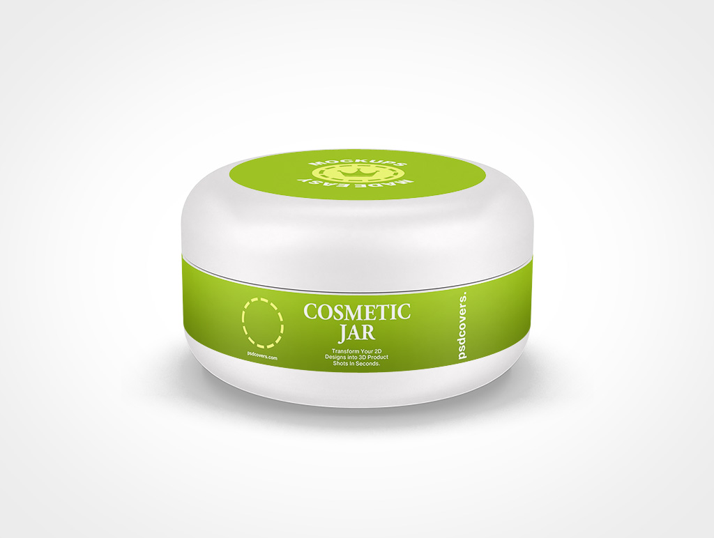Cosmetic Jar Mockup 18r5