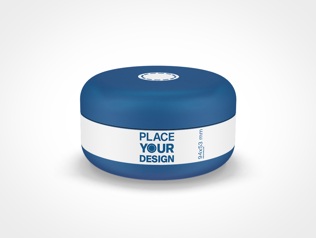 Cosmetic Jar Mockup 18r7