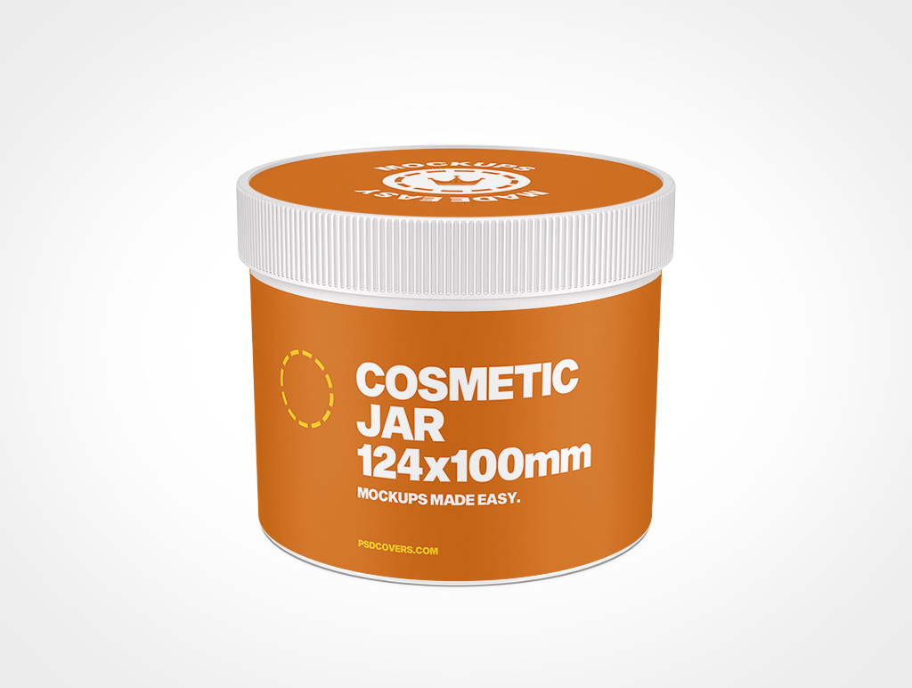 Cosmetic Jar Mockup 17r4