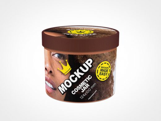 Cosmetic Jar Mockup 17r