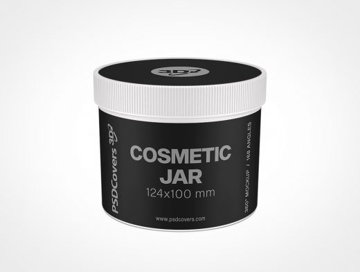 Cosmetic Jar Mockup 17