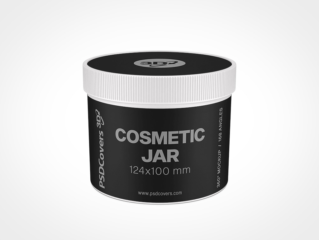 Cosmetic Jar Mockup 17