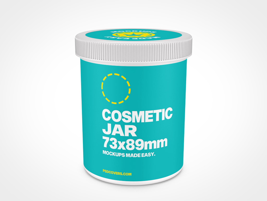 Cosmetic Jar Mockup 14r4