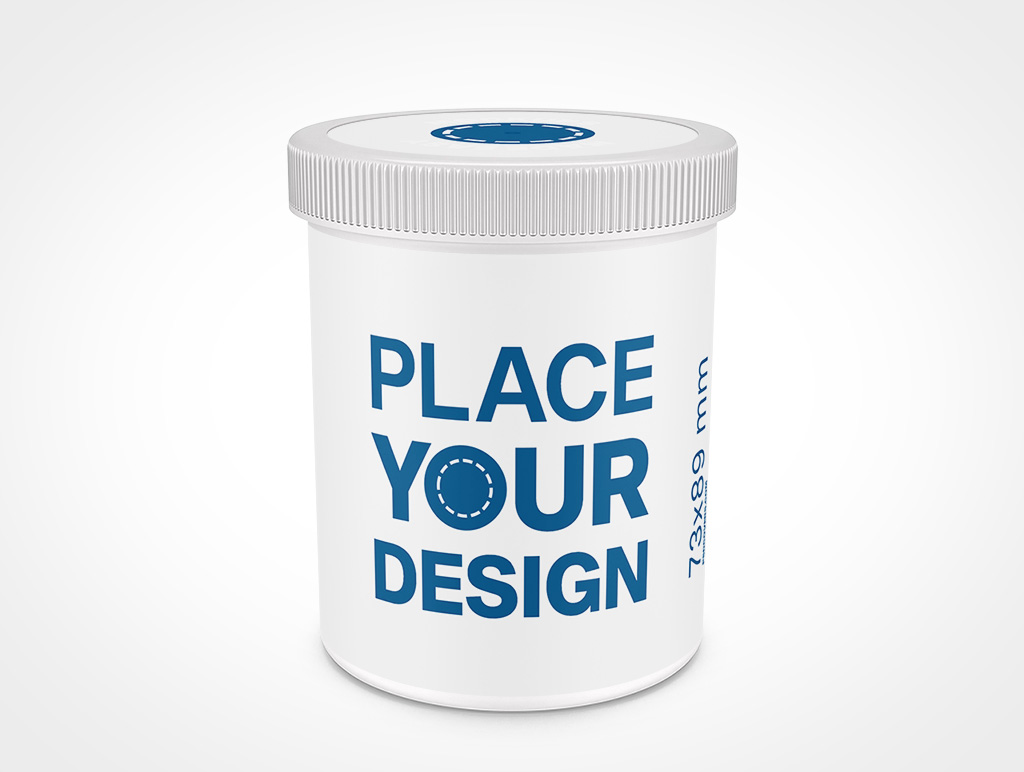 Cosmetic Jar Mockup 14r7
