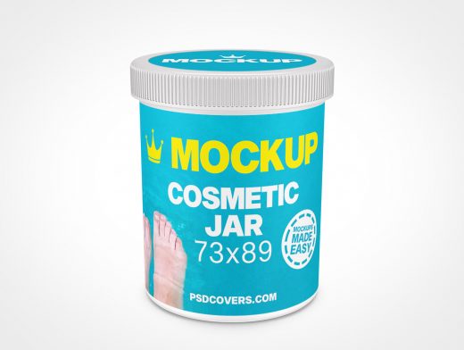 Cosmetic Jar Mockup 14r
