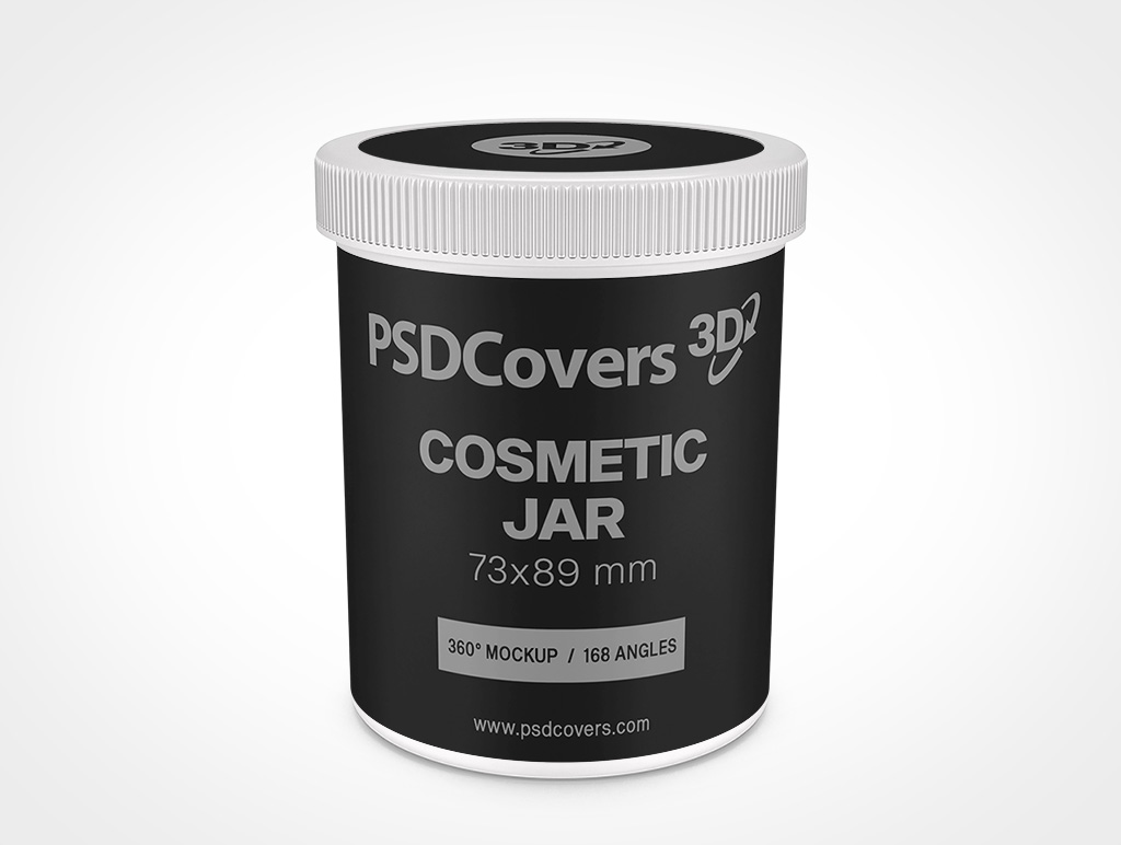 Cosmetic Jar Mockup 14