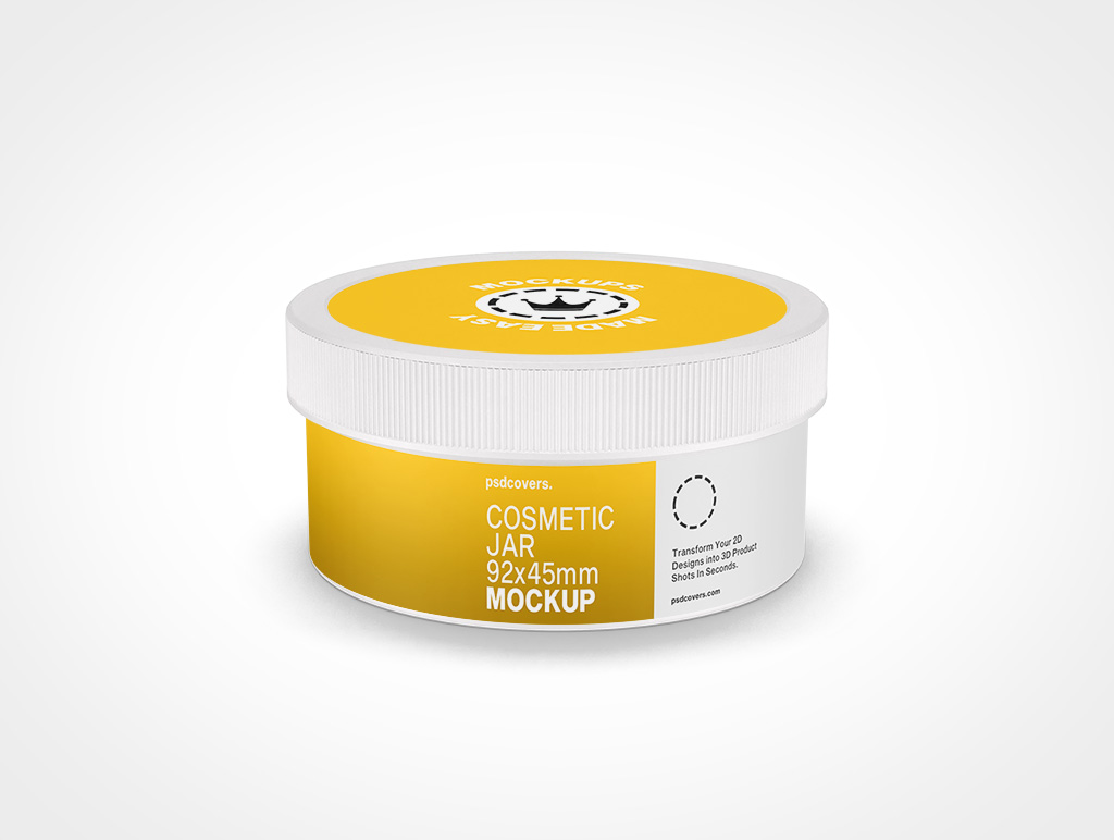 Cosmetic Jar Mockup 11r3