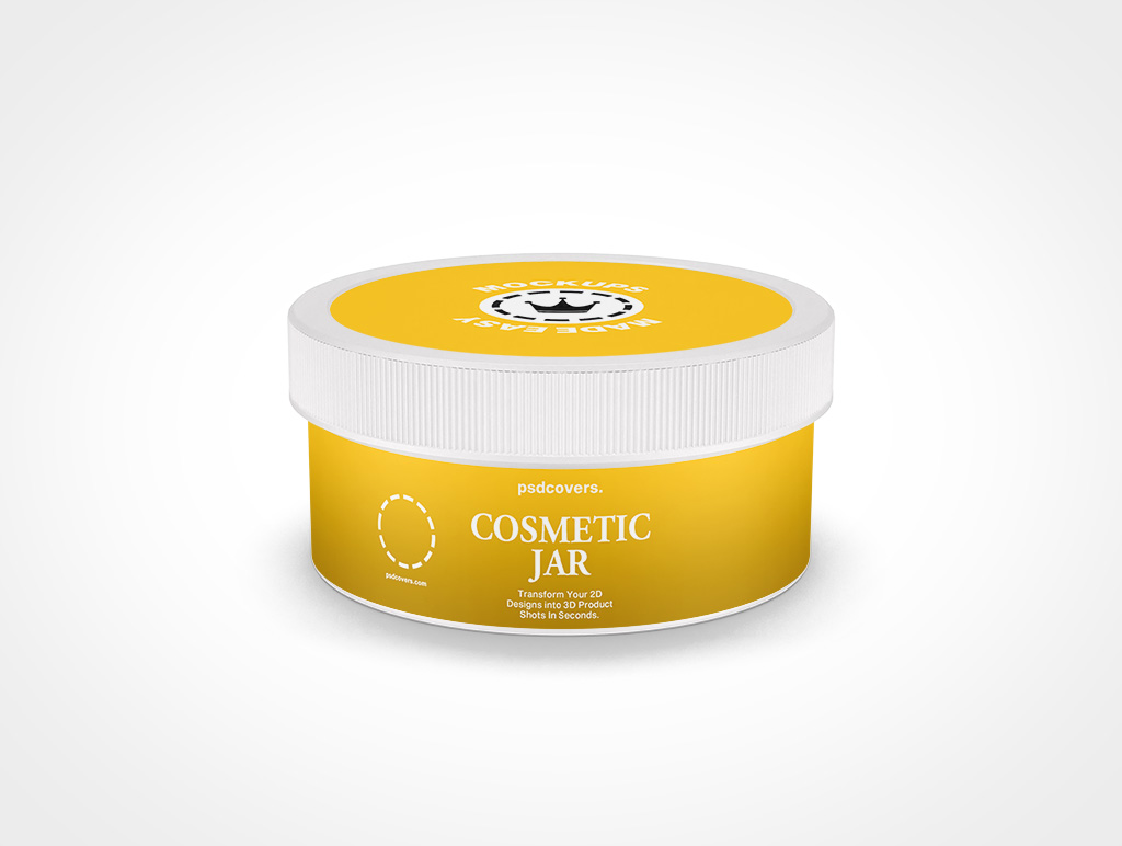 Cosmetic Jar Mockup 11r5
