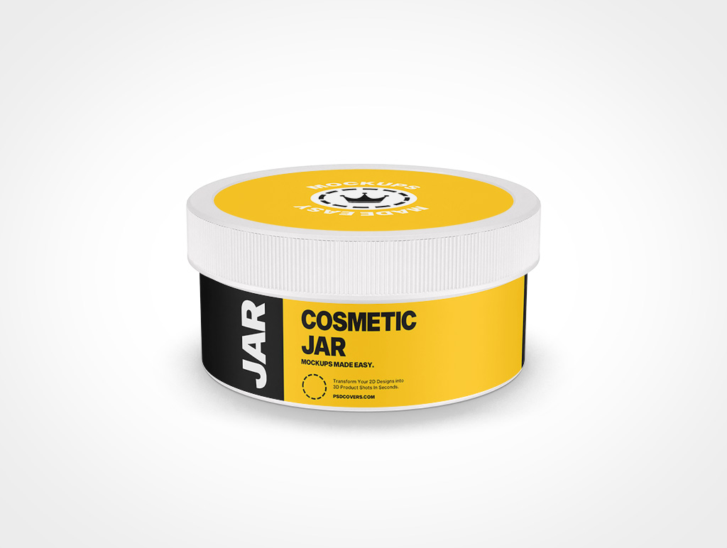 Cosmetic Jar Mockup 11r6