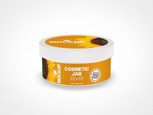 Cosmetic Jar Mockup 11r