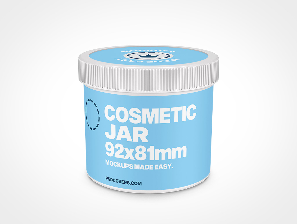 Cosmetic Jar Mockup 15r5