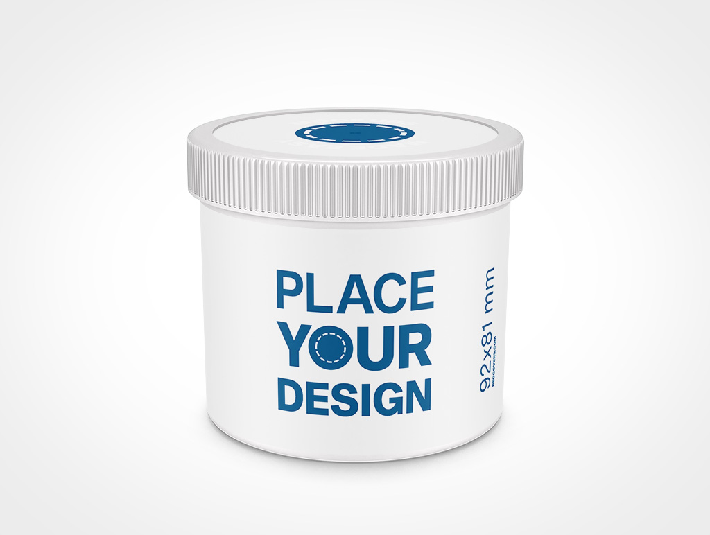Cosmetic Jar Mockup 15r8