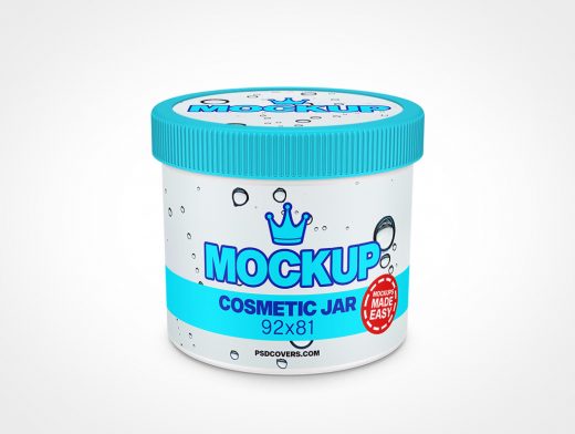 Cosmetic Jar Mockup 15r