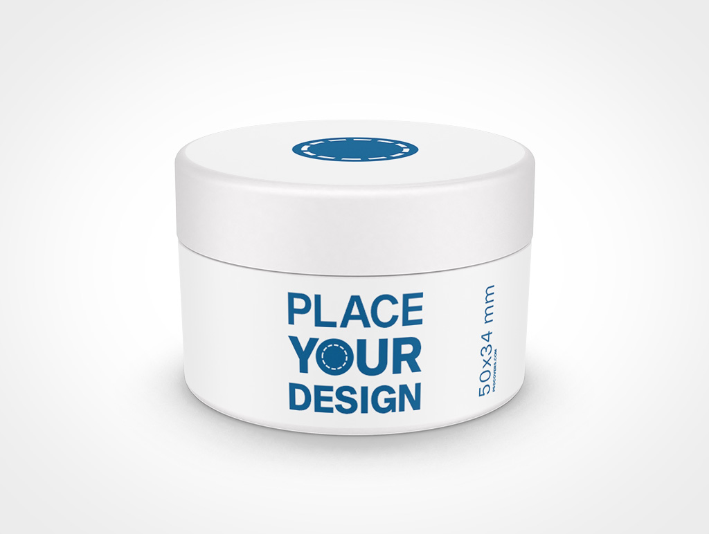 Cosmetic Jar Mockup 12r7