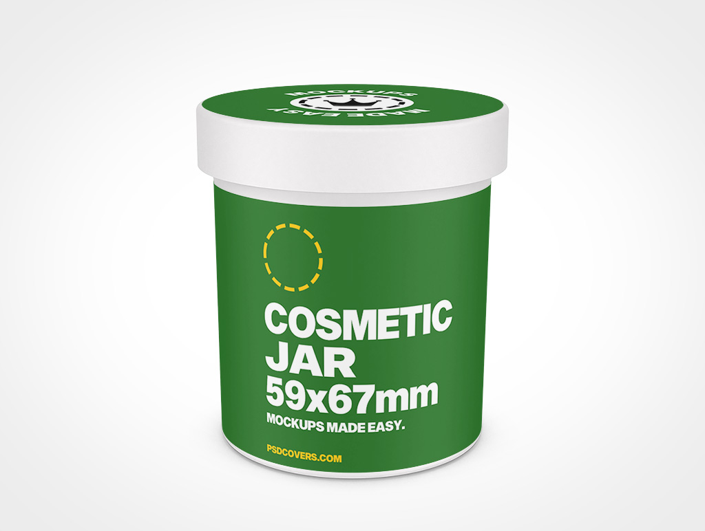 Cosmetic Jar Mockup 10r4