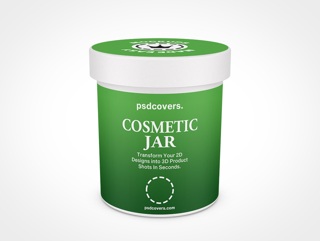 Cosmetic Jar Mockup 10r5
