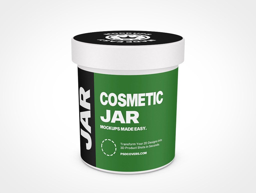 Cosmetic Jar Mockup 10r6