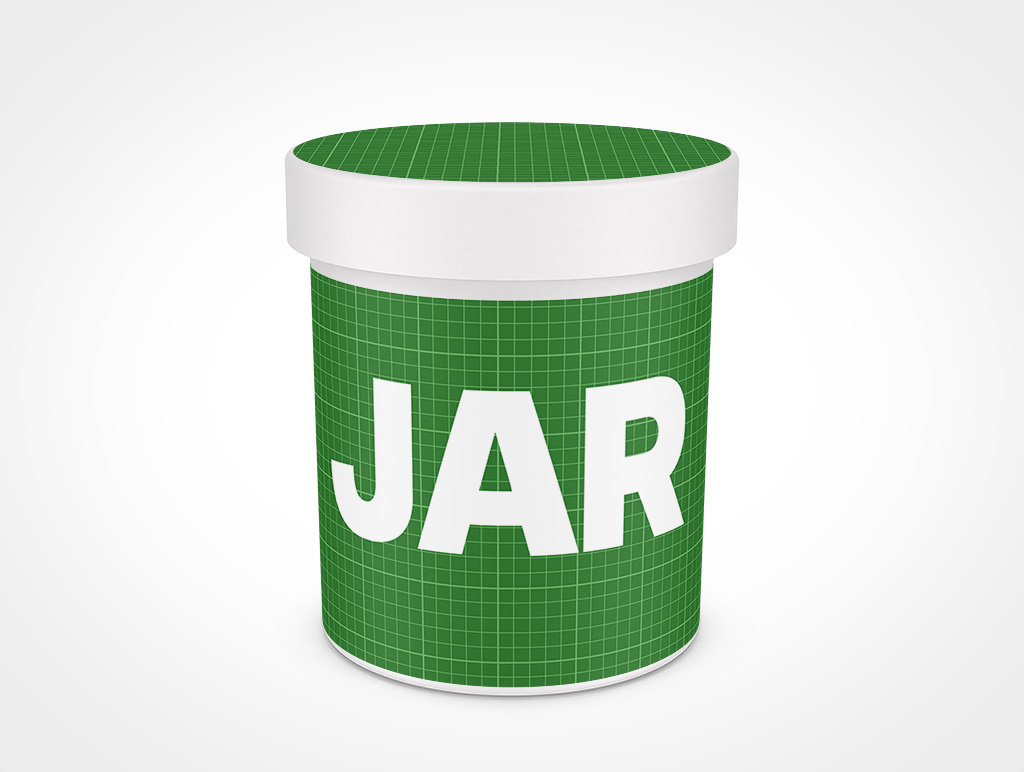 Cosmetic Jar Mockup 10r8