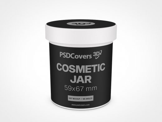 Cosmetic Jar Mockup 10