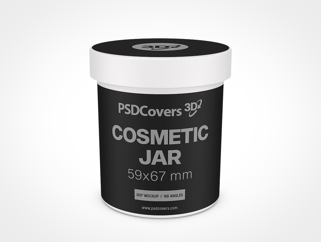 Cosmetic Jar Mockup 10