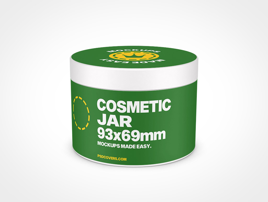 Cosmetic Jar Mockup 13r4