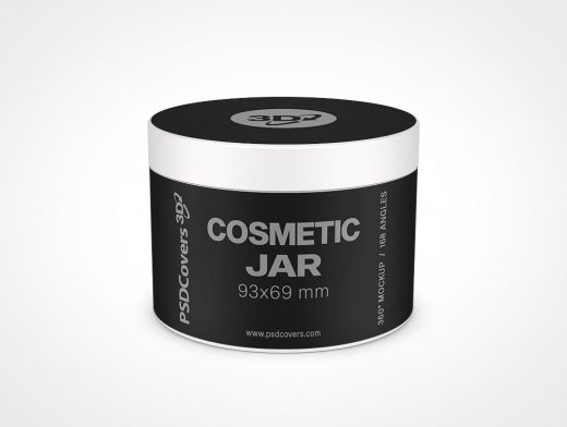 Cosmetic Jar Mockup 13