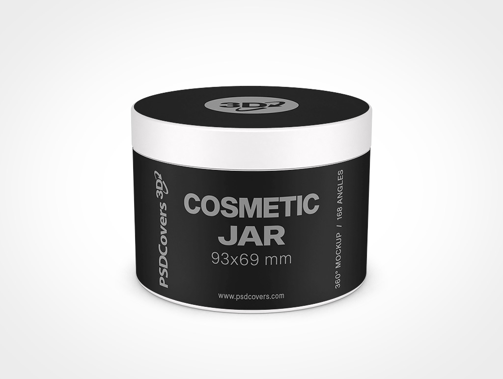 Cosmetic Jar Mockup 13