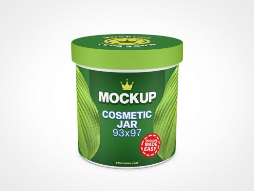 Cosmetic Jar Mockup 16r