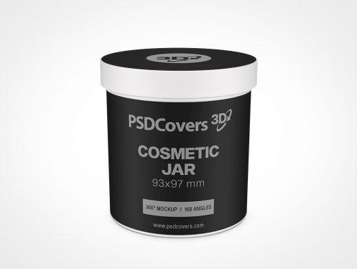 Cosmetic Jar Mockup 16