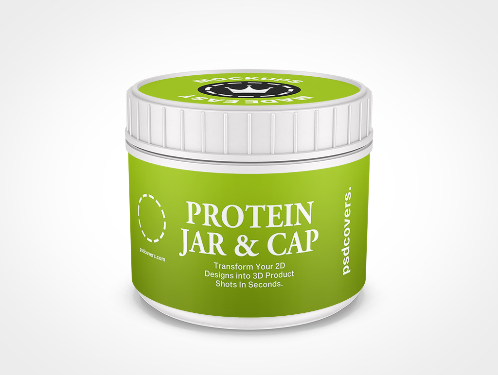 Protein Jar Mockup 4r5