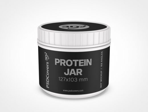Protein Jar Mockup 4