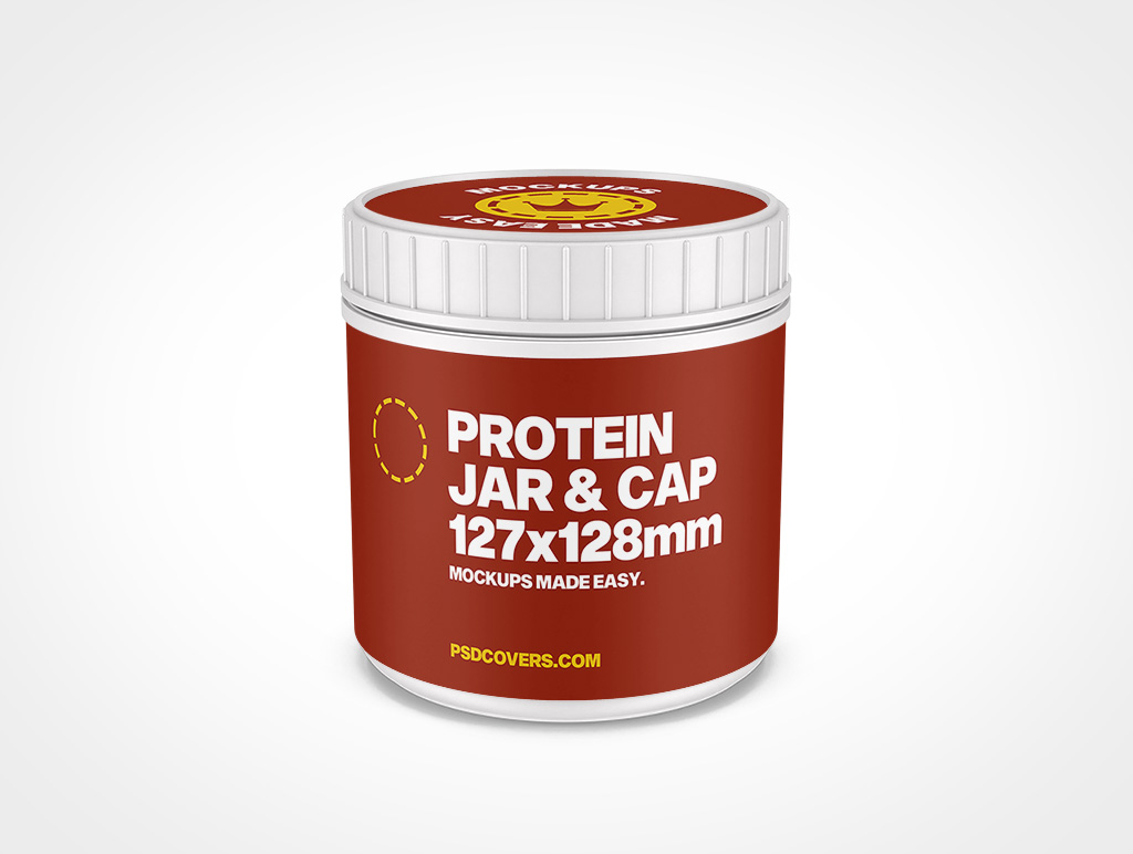 Protein Jar Mockup 5r4
