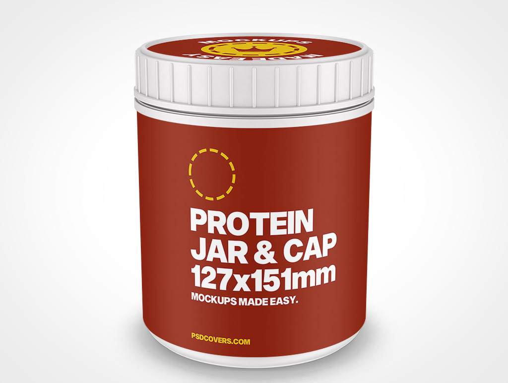Protein Jar Mockup 8r4