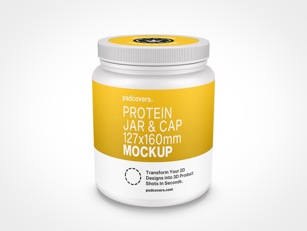 Protein Jar Mockup 3r3