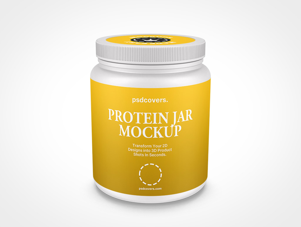 Protein Jar Mockup 3r5